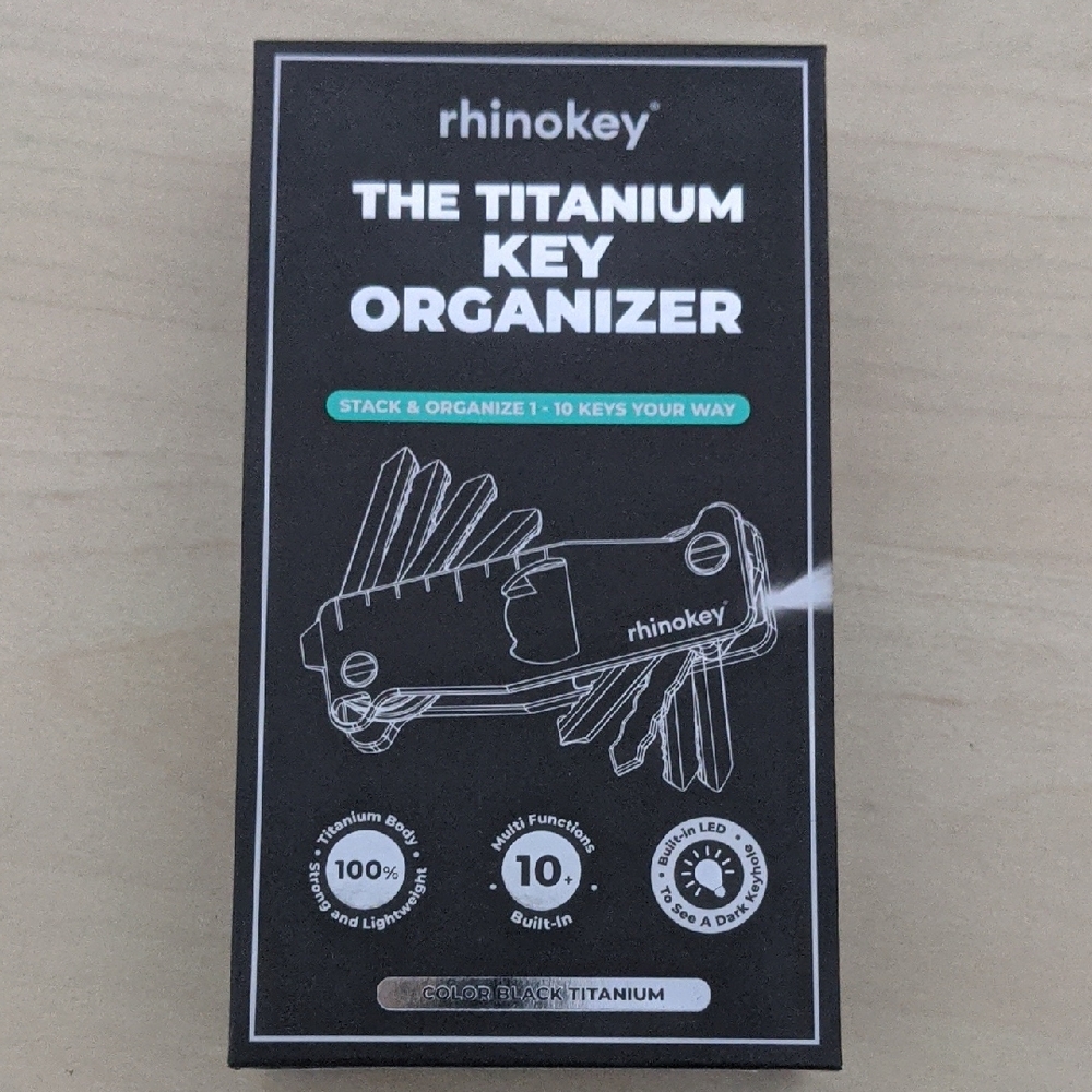 Titanium Key Organizer - Black